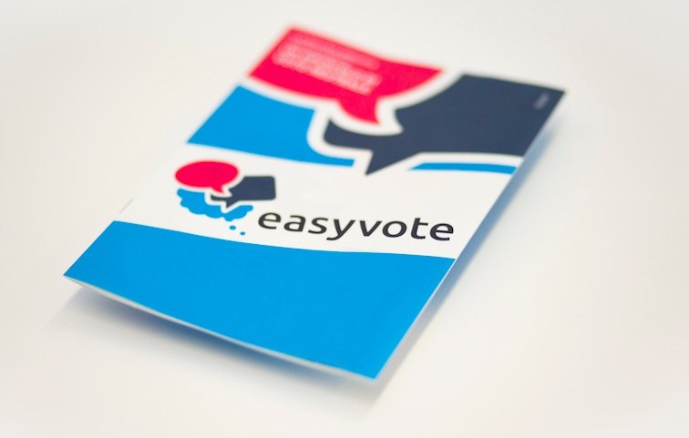 La brochure d'Easyvote pourrait se retrouver dans le domicile des jeunes Bellerins l'an prochain
